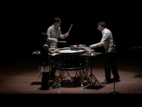 Zivkovic: “Meccanico” from Trio per uno for Percussion Trio, Op. 27
