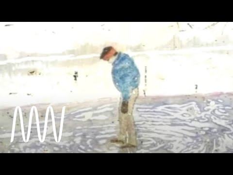 Artist Peter Doig in his studio 1993 | Archive | National Museums Liverpool