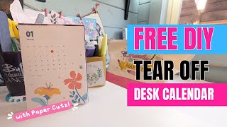 DIY Desk Tear-Off Calendar | Free Printable + Greyboard Assembly Tutorial