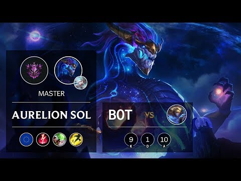 Aurelion Sol Bot vs Ezreal - EUW Master Patch 9.23