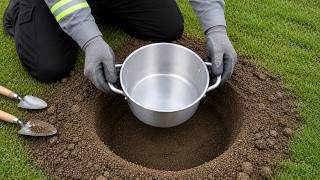 Throw an ALUMINUM POT in a hole and discover why EVERY HOME should have THIS!