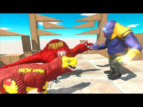 ⚡ Thanos Goro The Giant DEATH RUN  - 🦖 Animal Revolt Battle Simulator 🦕