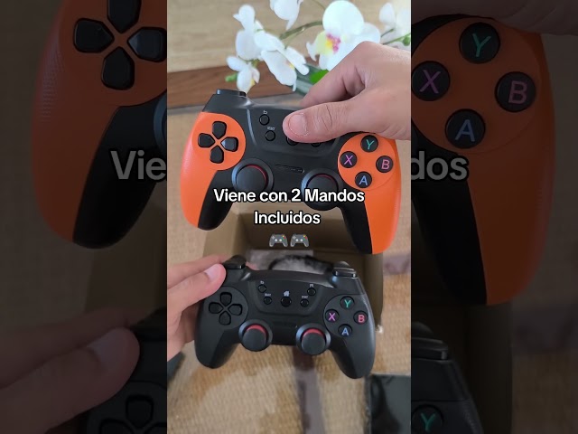 Vídeo relacionado con Consola de Videojuegos Retro,Controladores de Juegos,con Dos Asas Consola de Juego Retro Inalámbrica,Controlador Inalámbrico 2.4g, Gamepad USB Recargable para PC, Mini Consola