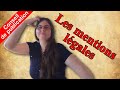 Conseils De Publication ️ LES MENTIONS LÉGALES