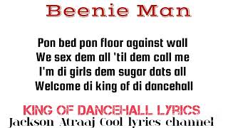 Beenie man king of dancehall lyrics @jacksonatraajcoollyrics7582