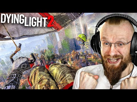 Surviving The Zombie Apocalypse with The Paraglider! - DYING LIGHT 2 (Part 11)