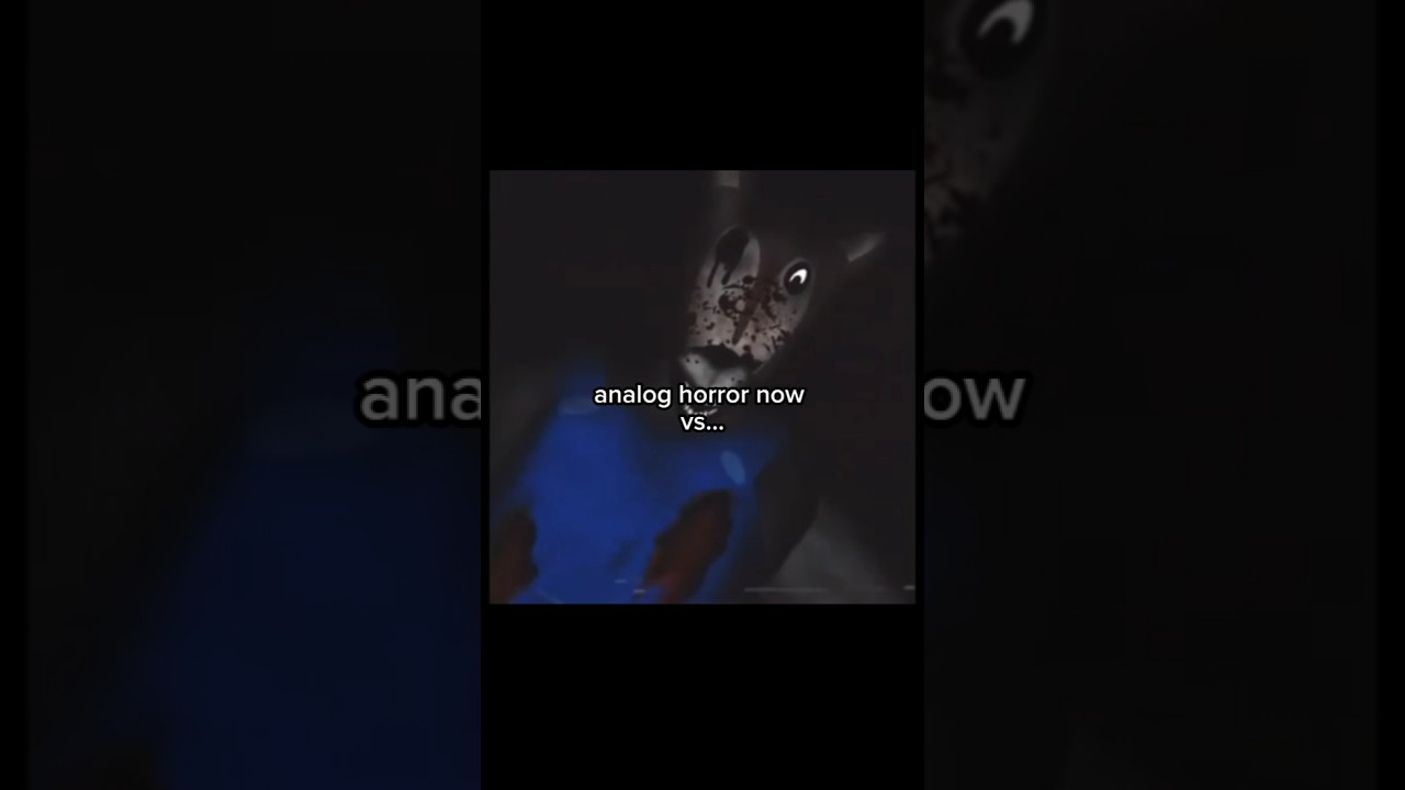 analog horror now vs then☠️..#analoghorror #edit