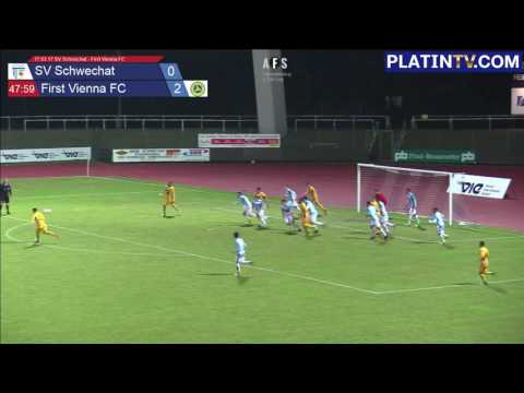 17.03.17 SV Schwechat - First Vienna FC - Highlight  (2. Halbzeit / 48:07) am 17.03.2017 20:32