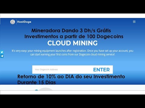 "VEJAM" Mineradora de Dogecoin Hyipe Free + 10% DE RETORNO SOBRE SEU INVESTIMENTO POR 15 DIAS