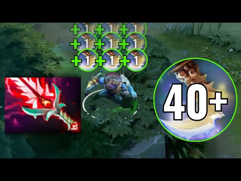 Slark with Bloodthorn 41+ Agility Stolen 41kills Dota 2