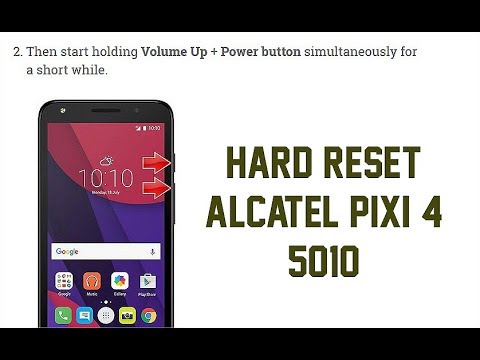 How to Hard Reset ALCATEL Pixi 4 (5) 5010