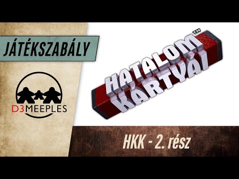 JÁTÉKSZABÁLY: HKK - 2. RÉSZ - d3meeples