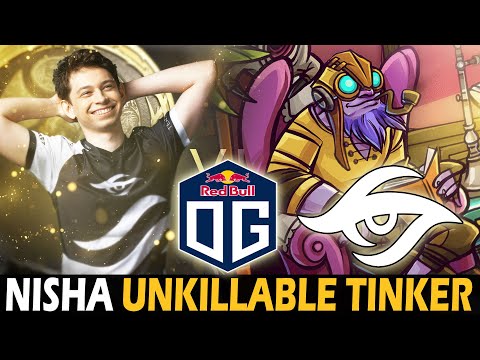 NISHA UNKILLABLE TINKER PERSPECTIVE - OG vs SECRET TI10 UPPER BRACKET | DOTA 2 Gameplay
