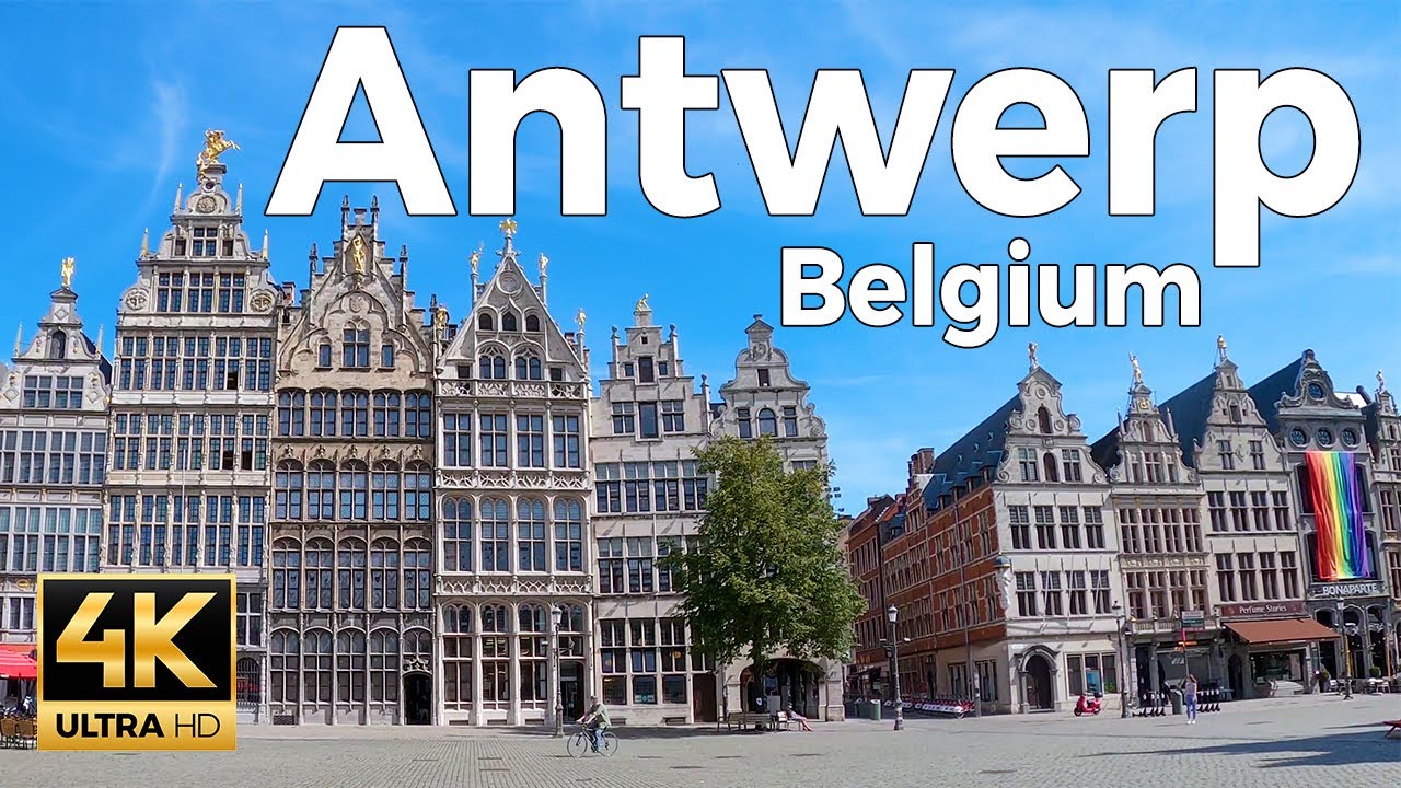 Immersive street-level walking tour through Antwerp, Belgium, showcasing authentic urban landscapes, local architecture, and the vibrant atmosphere of the city's neighborhoods
