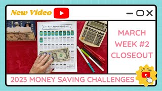 Cash Stuffing Money Saving Challenges for Weeks #2 of March - TracEy Monster Savings on Etsy