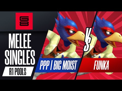 PPP | Big Moist vs. Funka - Melee Singles Pools - Genesis 8