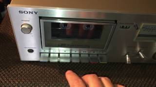 Video thumbnail for 1970's SONY TC-K15 Stereo Cassette Deck by Itemz Audio