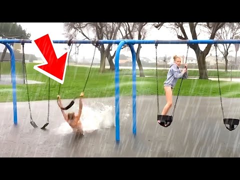 People vs. Nature 🌦🌪⚡ Extreme Weather Fails