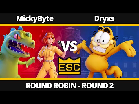 NASB at ESC 18 - Round 2 - MickyByte (Reptar, April O'Neil) Vs. Dryxs (Garfield) - EU Tournament