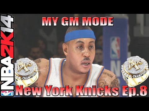 Nba 2k14|My Gm Ep.8| STUPID TRADE BRO!! Road To Carmelos First Ring| Xbox One Ps4