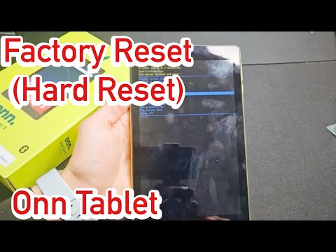 Onn Tablet (2022): How to Factory Reset (Hard Reset)