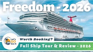 Carnival Freedom - Full Tour and Review of all there is to do on board.