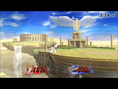 GX Training SM4SH Demna (Sheik) vs Fairess (Zelda) WF