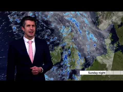 BBC Weather today in UK - February 8th 2026