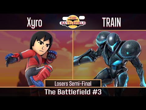 TBF # 03 | Xyro (Mii Brawler) vs TRAIN (Dark Samus) | Losers Semis | SSBU Ultimate Tournament