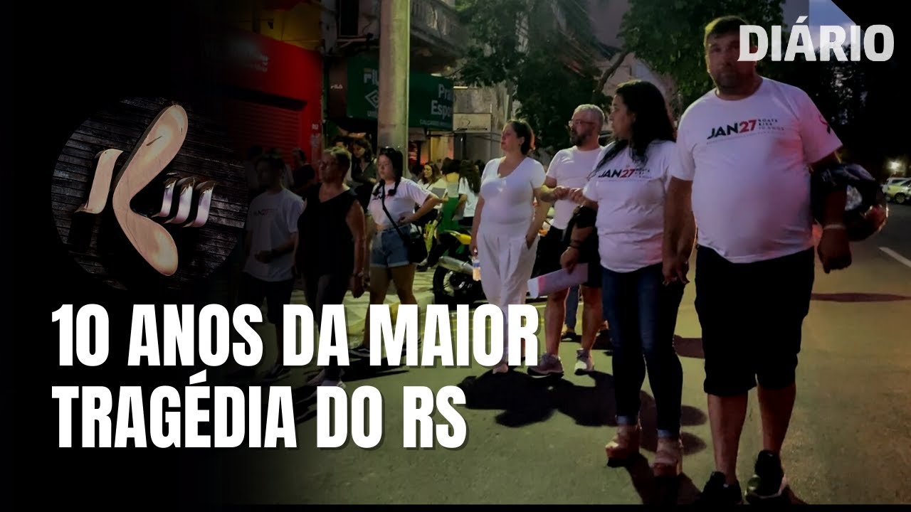 Veja como foi a primeira ação que marca os 10 anos da Tragédia de Santa Maria