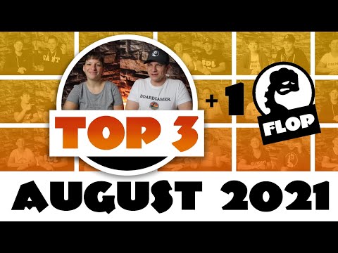 Die Spieledinos Top 3 Brettspiele im August 21 & Flops + Gewinnspiel