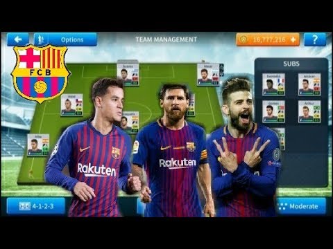 Barcelona Squad | Dream League soccer 19 | ★ Dream gameplay ★ Video
