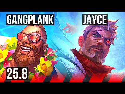 GANGPLANK vs JAYCE (TOP) | KR Diamond | 25.8