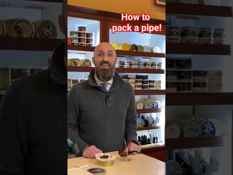 How do you pack a pipe? #tobaccopipes #holts