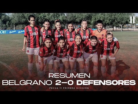 Resumen | Belgrano 2-0 Defensores | Fecha 11 Primera División fútbol femenino 2023