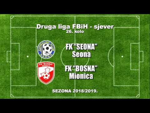 FK SEONA Seona - FK BOSNA Mionica sezona 2018-2019