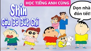 Học Tiếng Anh Qua Hoạt Hình Shin - Cậu Bé Bút Chì (Lồng Tiếng Tiếng Anh) | Song Ngữ Anh - Việt