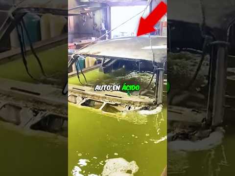 Metieron este auto en ácido para hacerlo más ligero y sí, funcionó
