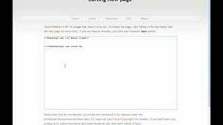 Wiki Tutorial