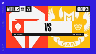 Worlds 2022 - Group Stage - D2 - TES vs GAM