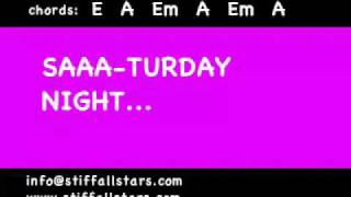 STIFF ALL STARS - Something For The Weekend (Lyric Video)