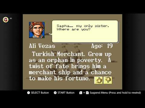 Uncharted Waters II: New Horizons (Nintendo Switch SNES) - Ali's Story - Part 1/5