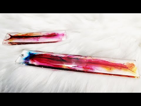 Resin Bookmark Using Resin Alcohol Ink