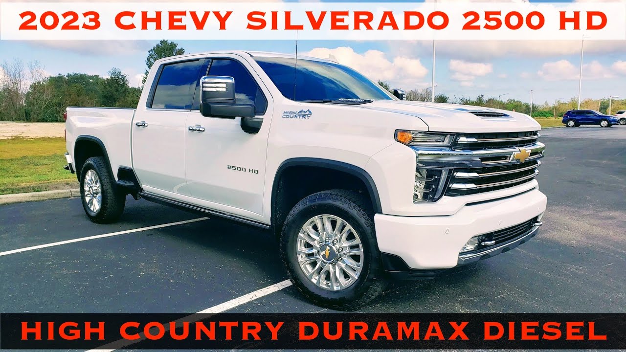 2023 Chevy Silverado 2500 High Country Duramax Diesel V8 ...