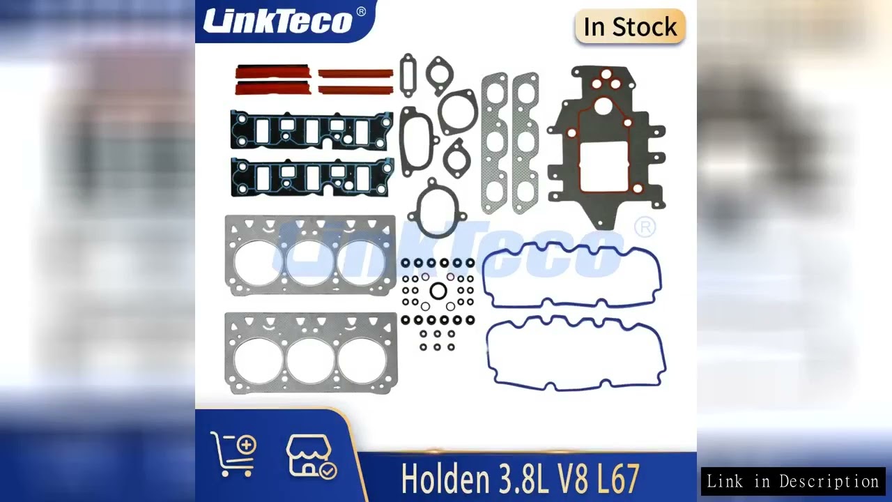 Engine Part Full Gasket Set Fit 3.8 L V6 GAS L67 For 96-04 GMC Holden Commodores VT VX VY Calais VS