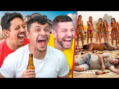 NÃO DÁ PRA ACREDITAR NO QUE ESSES BEBADOS FIZERAM! 😂 (ft. Renato Albani & Victor Sarro)