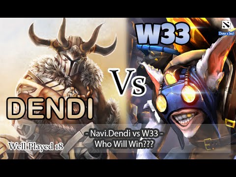 Dota 2 Pro Gameplay - Navi Dendi Vs W33 - Match Spotlight - Well Played 18