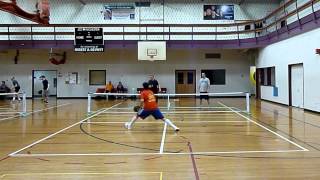 Valenti Sports Pickleball 2 vs 1 full court  Joe Valenti vs. Elvis Dengler and Kurt Dengler