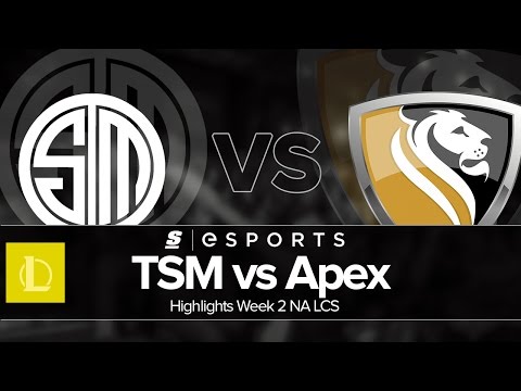 Highlights: TSM vs APX (NA LCS Summer W2D2 Full Series)