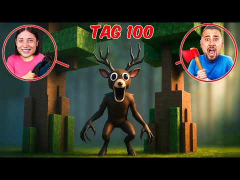 Ich ÜBERLEBE 100 TAGE auf einem AST in 99 Nights!🦌